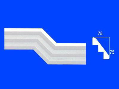 Гипсовая карнизная лента с бумажным покрытием