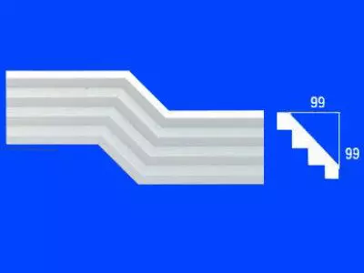 Гипсовая карнизная лента с бумажным покрытием