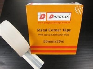 Papierband mit Stahlplatte - Metall-Eckband