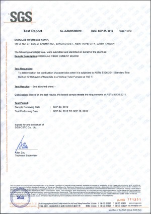 DOUGLAS Fiber Cement Board
