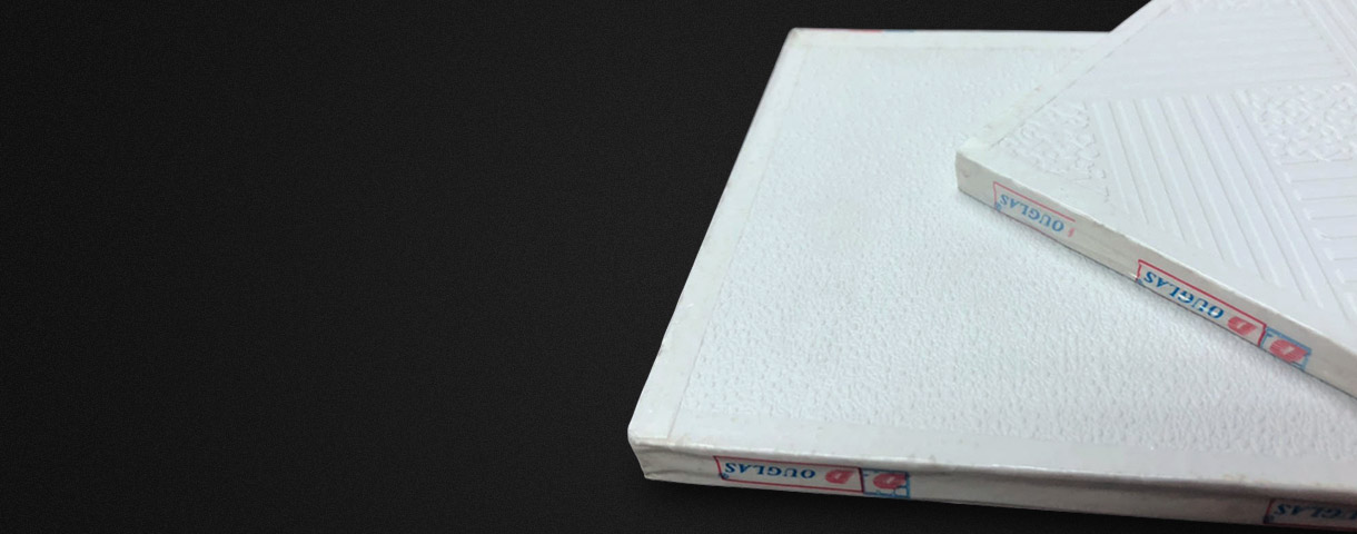 Vinyl Faced Gypsum Ceiling Tile Clean and low cost