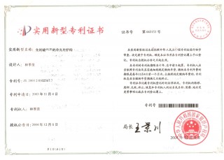 Modelo de Utilidade de Patente- Estrutura EL sem Terminais Pontiagudos (China) 2003 2 0102567.7
