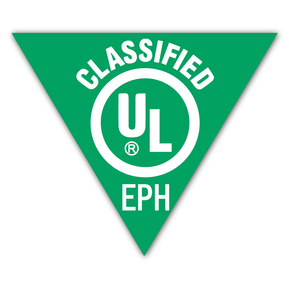 UL EPH標章，與NSF同等效力。