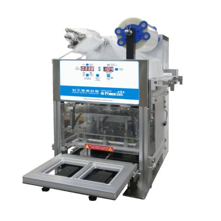 Máquina de selagem de bandeja automática (compressor de ar)