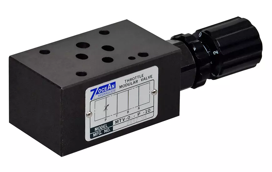 NG6 / Cetop-3 / D03 モジュラースタックスロットルバルブ。