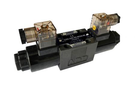 4/3 и 4/2 D03/NG6/CETOP3 Соленоидный распределительный клапан - DSD-G02 Распределительный клапан с электромагнитным управлением, соединение типа DIN.