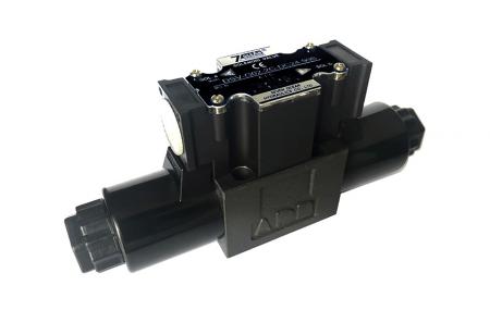 Válvula de controle direcional operada por solenóide DSV-G02, conexão de caixa de conduíte terminal.