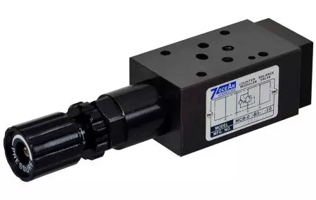 Modular Counterbalance Valve - NG6 / Cetop-3 / D03 Modular Stack Counterbalance Valve.