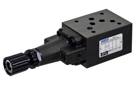 NG10 / Cetop-5 / D05 Modulární zásobníkový přetlakový ventil.