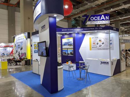 Seven Ocean Hydraulicsكشك في TFPE 2020، TaiNEX 2.