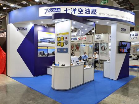 Seven Ocean HydraulicsTFPE 2020、TaiNEX 2のブース。