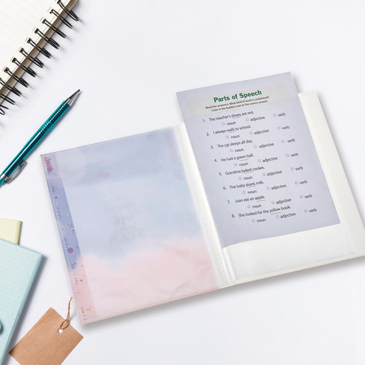 PP Glitter Display Book | Expandable File Organizer - High Capacity ...