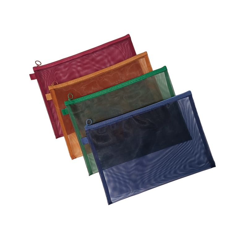 A4 Soft Mesh Zipper Bag  Explore Durable File Folders & Expanding