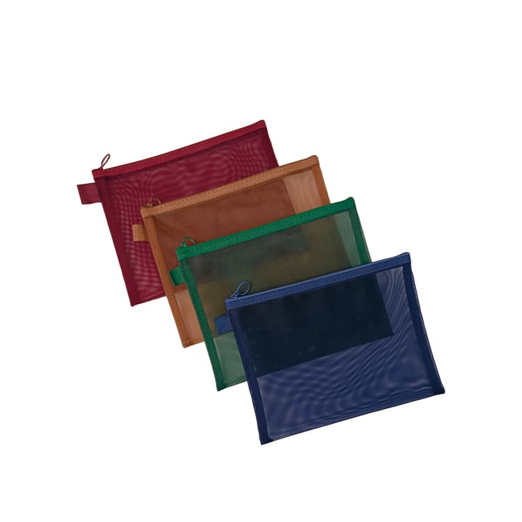 Zipper A5 A5 Vintage Mesh Zip-Bag | Leos' Nylon Mesh Pouch OEM Manufacturer