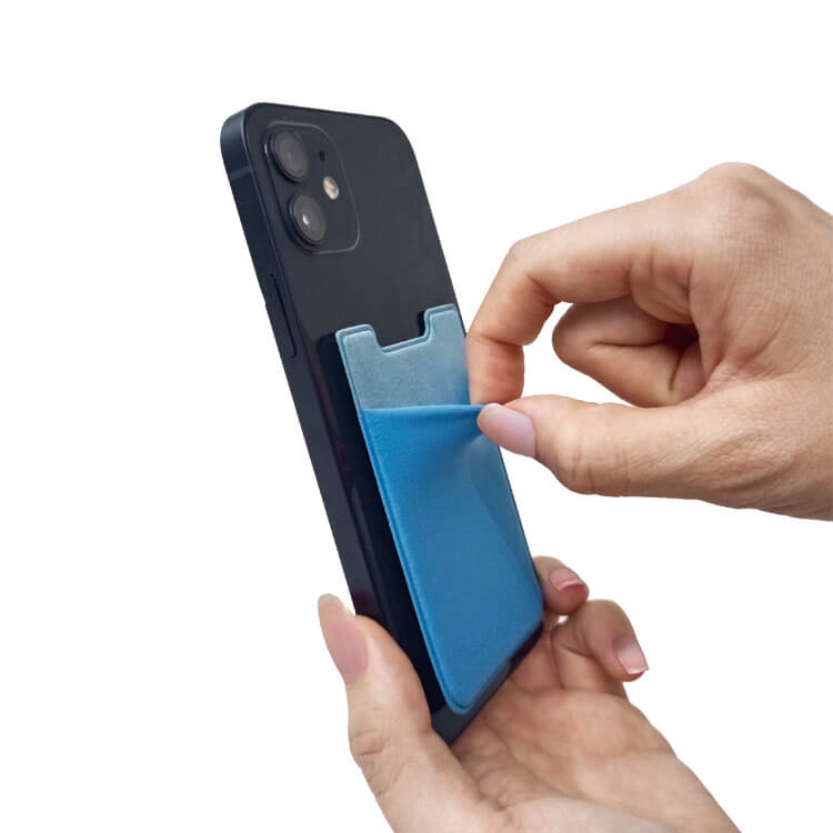PU Phone Card Holder OEM Manufacturer | Leos' Taiwan Factory