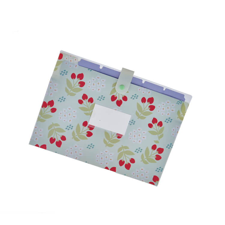 Floral Expanding File 6 Pockets | Leos' OEM Accordion Folder Factory