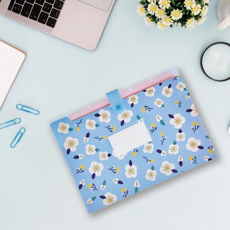 Floral Expanding File 6 Pockets | Leos' OEM Accordion Folder Factory