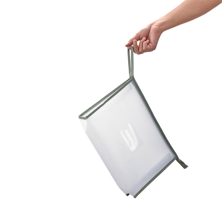 A4 EVA Mesh Bag with Fabric Strap | Leos' OEM Manufacturing