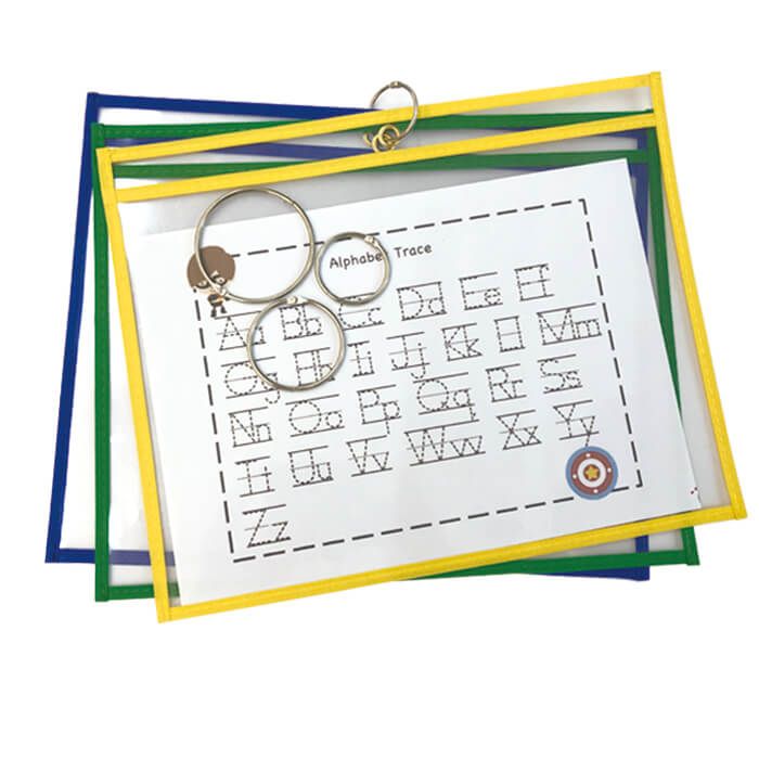 5 Pack Horizontal Dry Erase Pocket Kit Leading Manufacturer of