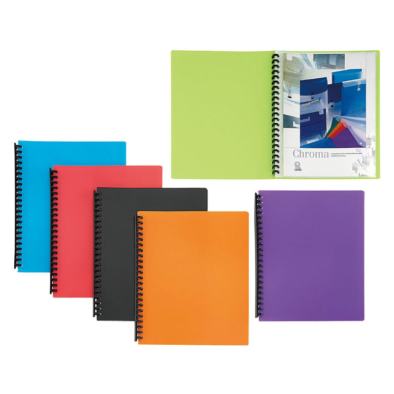 Refillable Display Books with 20 Clear Pockets | Leos' OEM Manufacturing