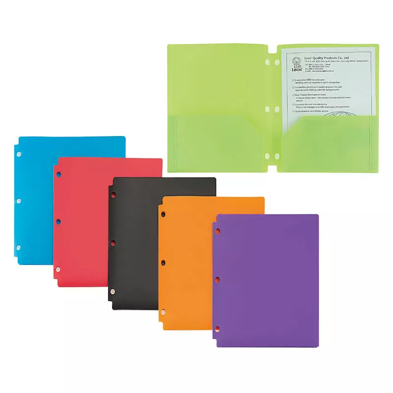 Bind Ina Folder Snap-In Binder Folder OEM Manufacturer | Leos' Twin Pocket Solutions