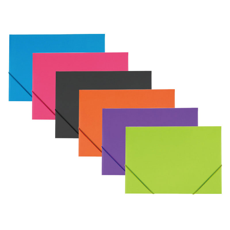 Flap Floder 3-Flap File Folders with Elastic Band | Leos' OEM Manufacturing