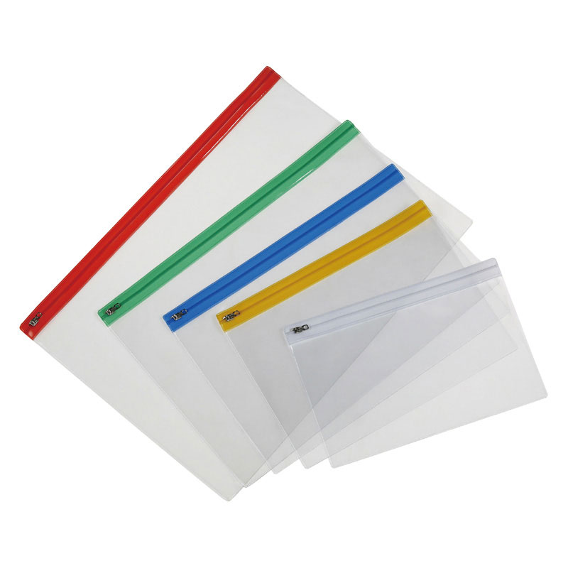 Pochette transparente avec zip organiseur Filofax A5