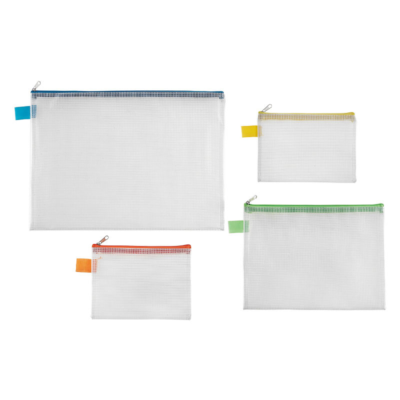 Mesh Zipper Pouch Document Bag Zipper Bags, for Office, Home and Business  Travel - China Zipper File Bag and Zipper Mesh Bag price