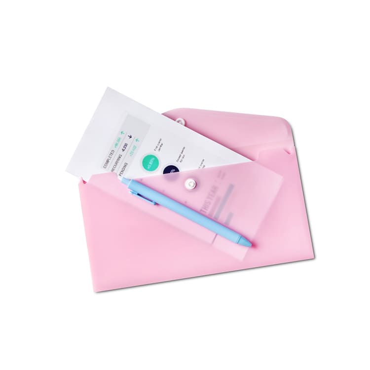 Check Size Snap Document Carry Folder OEM | Leos' Taiwan Manufacturer