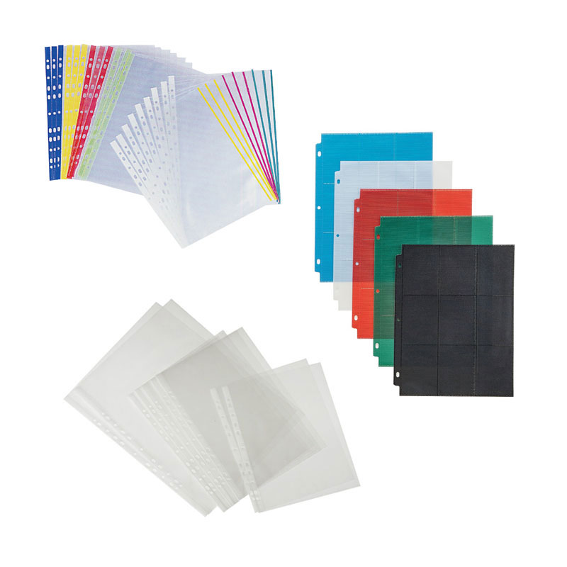 Pochettes transparentes perforées - Protection et présentation de documents
