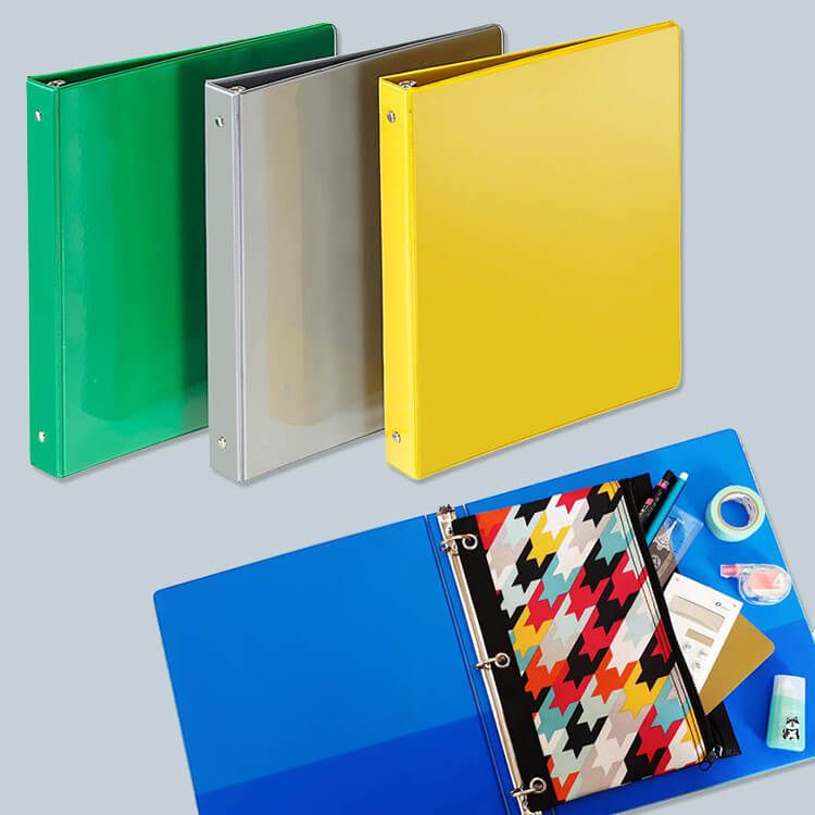 4-hole Ring Binder A4 Folder For Documents Paper File Organizer