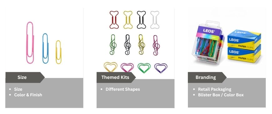 Metal Paper Clip | OEM Stationery Solutions Built for Retail and B2B ...