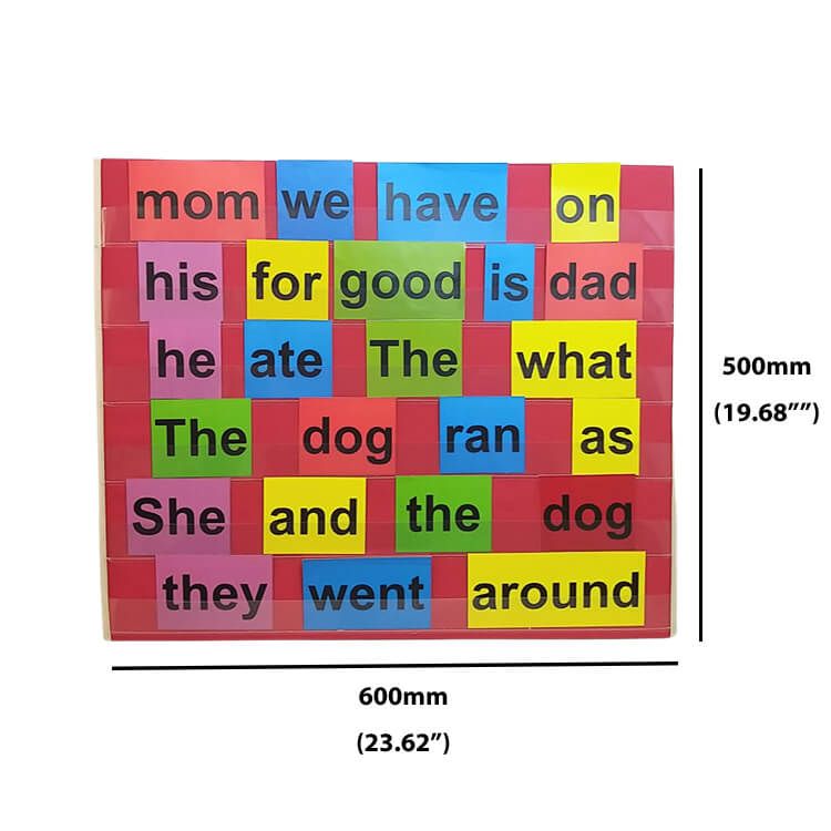 Learning Chart Size Desktop Learning Chart OEM Manufacturer | Leos' Tabletop Pocket Charts