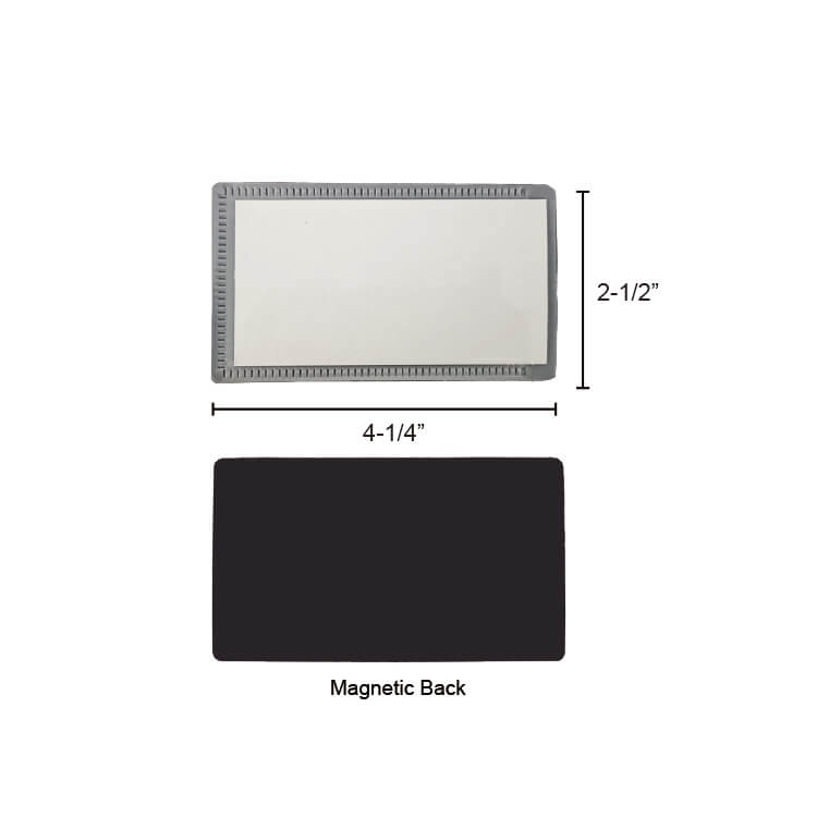 Magnetic Label Holder | Leos' OEM Warehouse & File Cabinet Solutions
