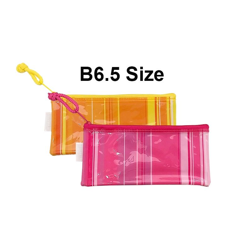 Bolsa de lápices con cierre de cremallera B6/5 de PVC