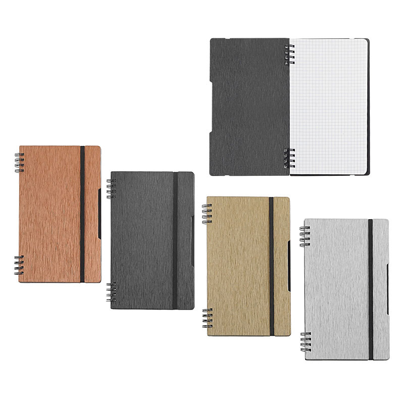 Custom Spiral Notebooks with Metallic Finish | Leos' OEM Manufacturing