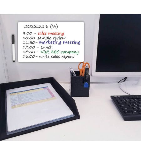 Foglio magnetico per lavagna bianca