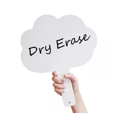 Designed Dry Erase Paddle - A portable learning tool, ideal for kids to respond to questions, or join quiz activities