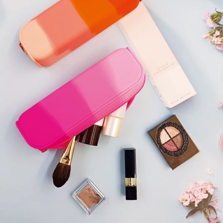 Bolsas de cosméticos em gradiente para pincéis