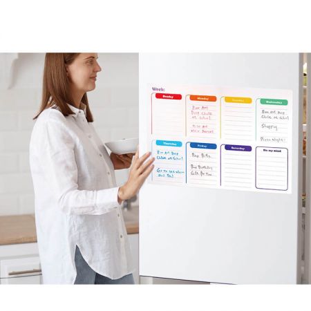 冷蔵庫週間プランナー