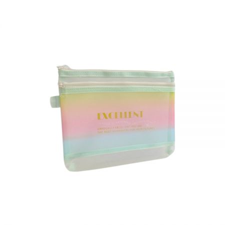 A5 Mesh Pouch- Double - Double Layer Zipper Pouch