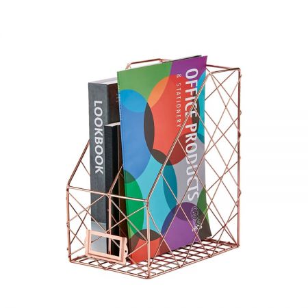 雑誌用ツインファイルラック