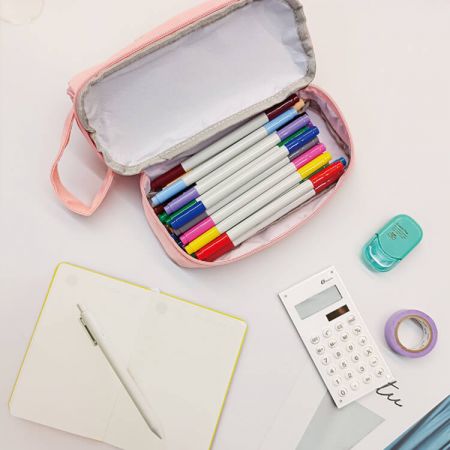 Bolsas para Canetas com 3 Compartimentos