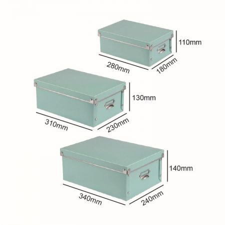 Foldable Triple Storage Box