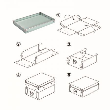 Складной пластиковый набор для хранения