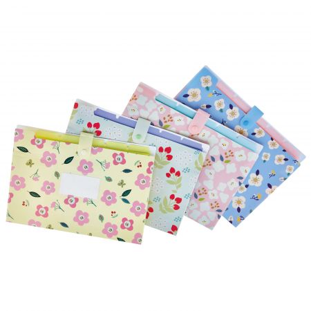 Floral Expanding File - The expanding file organizer can help you organize and store important documents or papers and keep them tidy