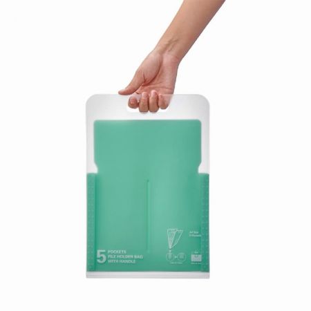 Bunte vertikale erweiterbare Aktenordner