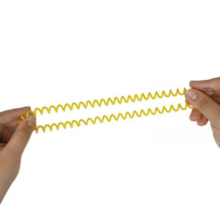 Porte-clés en spirale