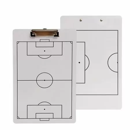 Soccer Coach Clipboard - Dry Erase soccer football coach tactical clipboard