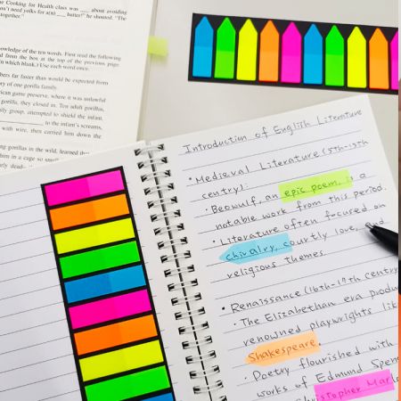 Nota adesiva translúcida